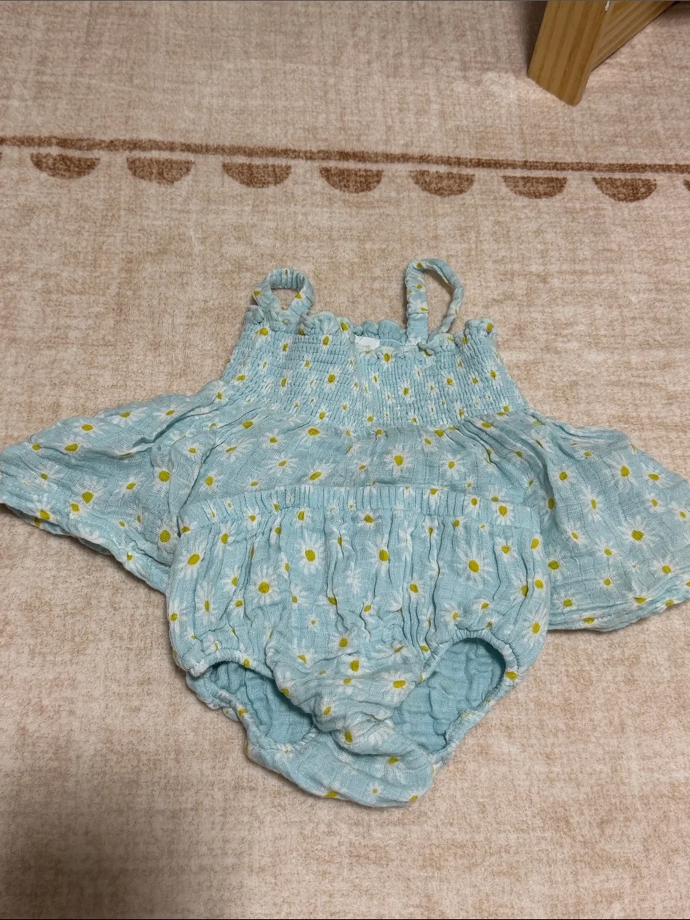 Angel Dear Light Blue Daisy Set